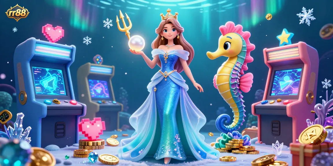 Spin the reels at rr88 with this vibrant underwater casino featuring captivating characters and gaming elements.