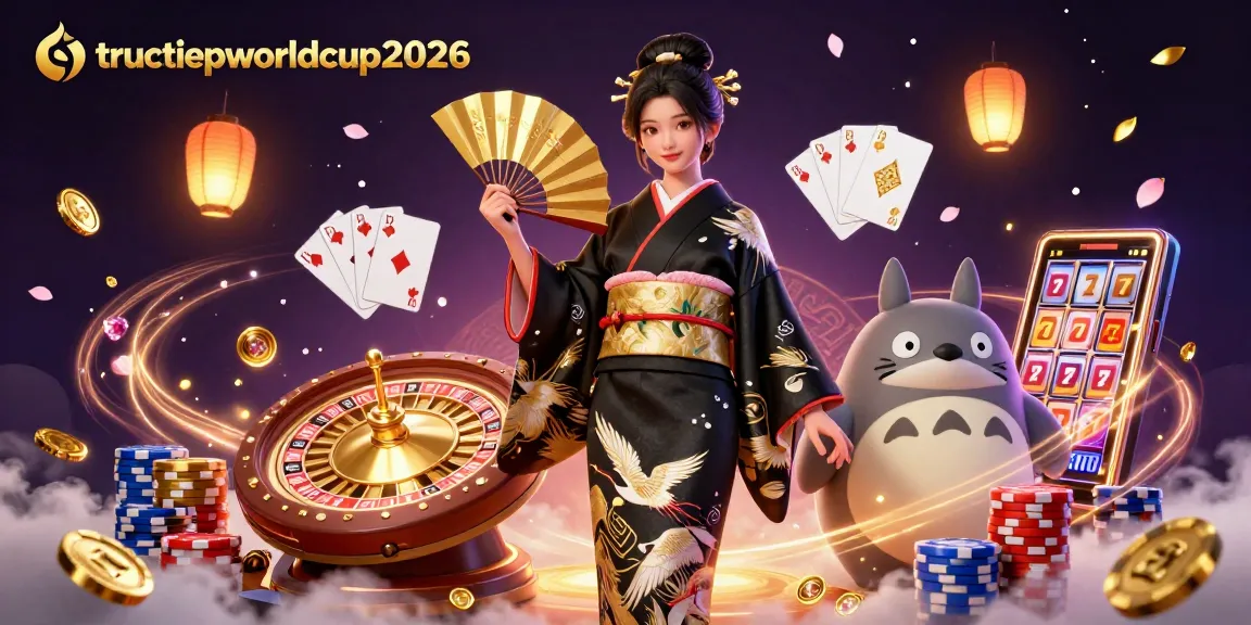 Experience 4K live gameplay excitement at tructiepworldcup2026 with vibrant characters and rich casino elements.