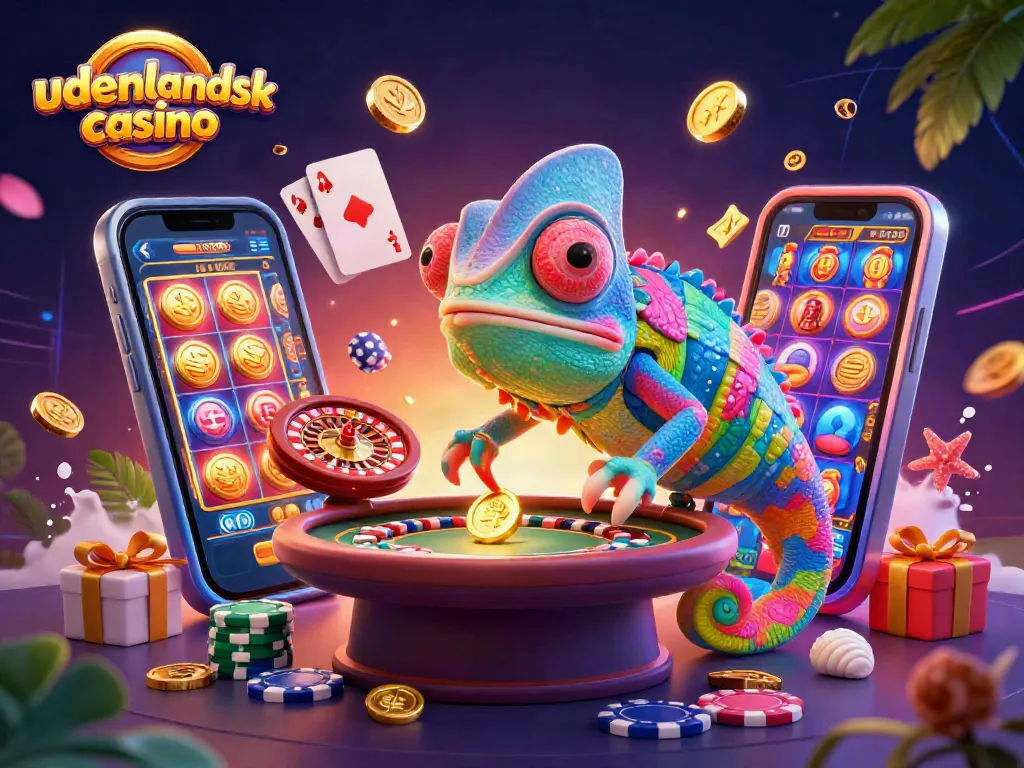 Experience the excitement at a udenlandsk casino with vibrant gaming elements and dynamic action.
