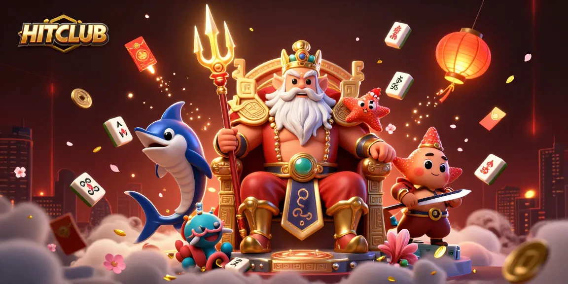 Engage in exciting gameplay at HITCLUB, illuminated by a dynamic underwater casino scene.