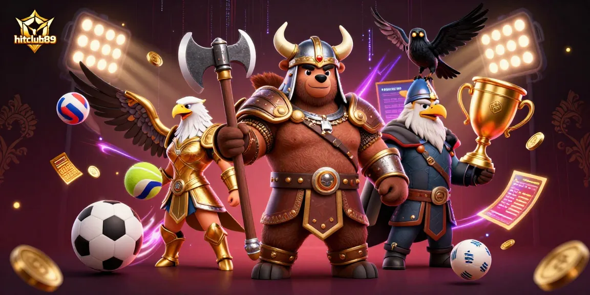 Experience thrilling gameplay at hitclub89 with vibrant 3D characters and dynamic sports elements.