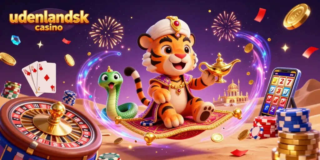 Experience the excitement of udenlandsk casino with vibrant characters and dynamic gaming elements.
