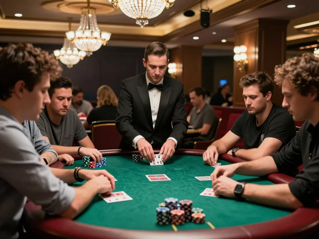 The SC88 poker game scene captures intense gameplay with players focused on winning strategies at the table