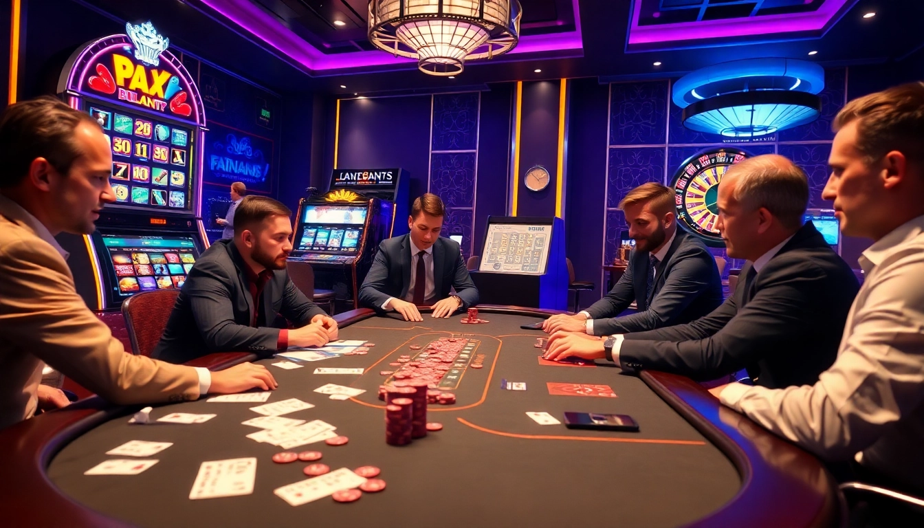 Experience the excitement at faktafinans.se with professionals engaging in a high-stakes poker game.