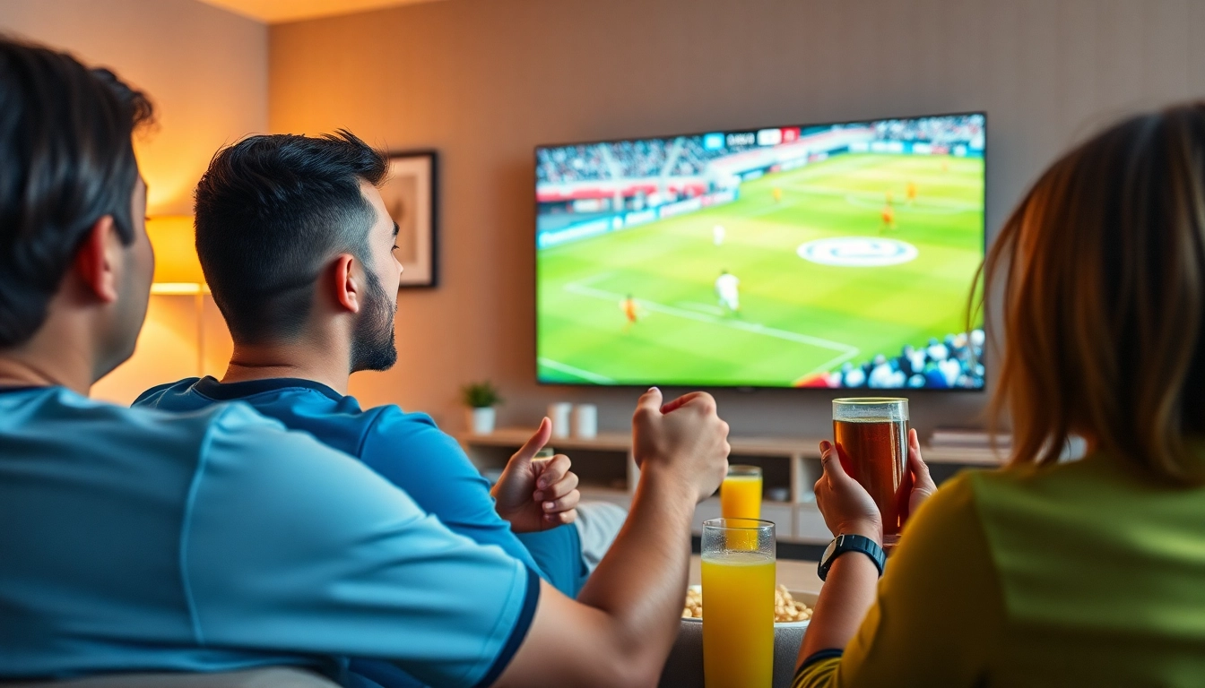 Xoilactv live football streaming in HD captivating a soccer fan's excitement.