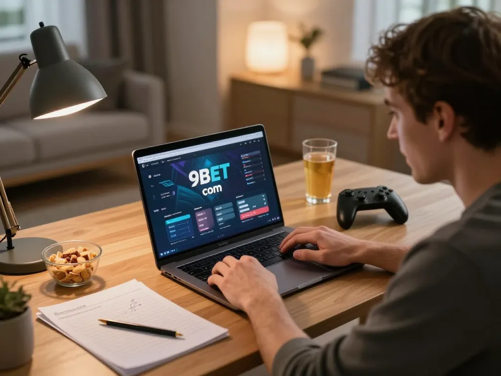 Experience thrilling online gaming with 9BET com in a cozy home environment