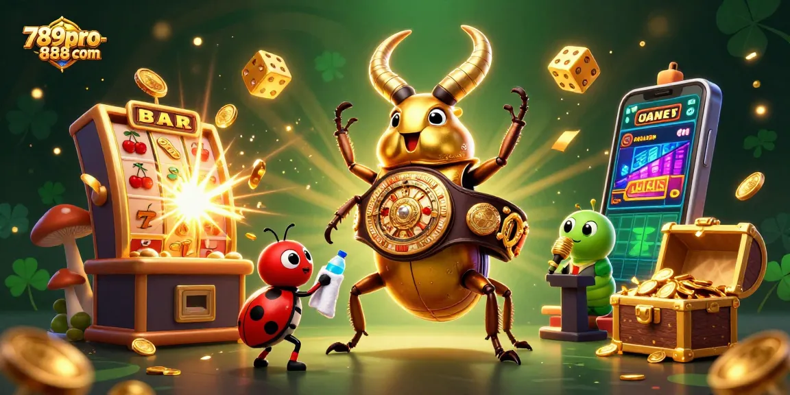 Experience the excitement at 789pro-888 com with a jackpot celebration scene featuring iconic casino elements.